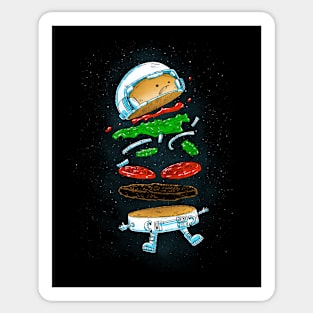 The Astronaut Burger Sticker